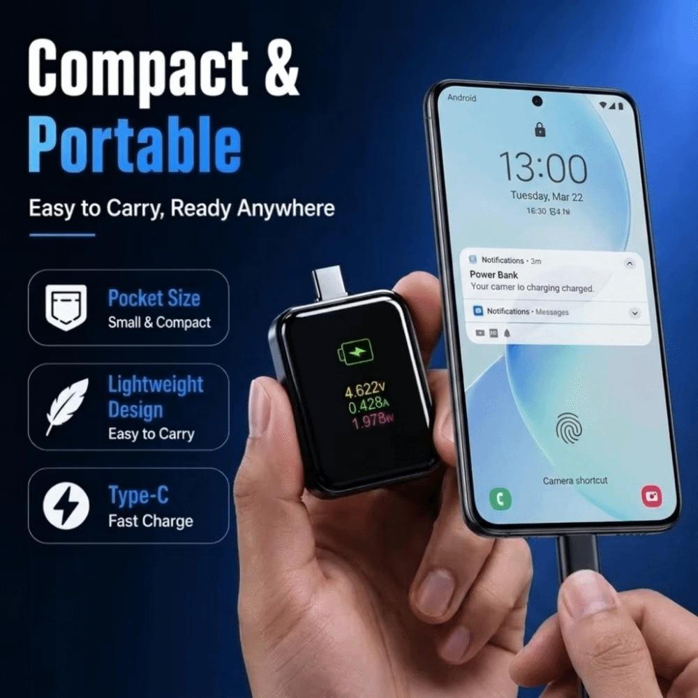 TypeC Auto Stop Charging Adapter Smart Auto Eject Charger  Phone Charging Accessories