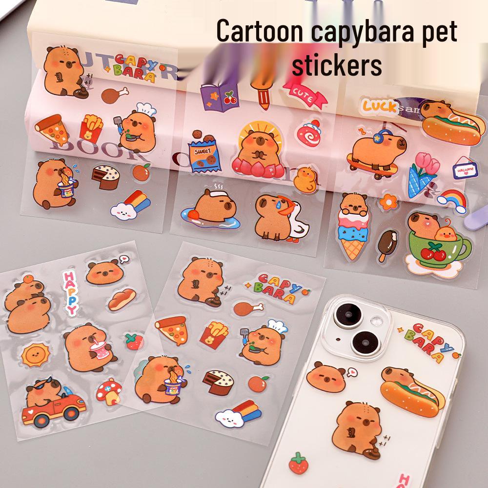 Набор канцелярских принадлежностей с капибарой: Слепая коробка для детей - Набор школьных принадлежностей