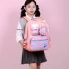 Backpack Contrast Color Large Capacity Campus Backpack School Bag Children's Ridge Care Leisure Backpack Fashion