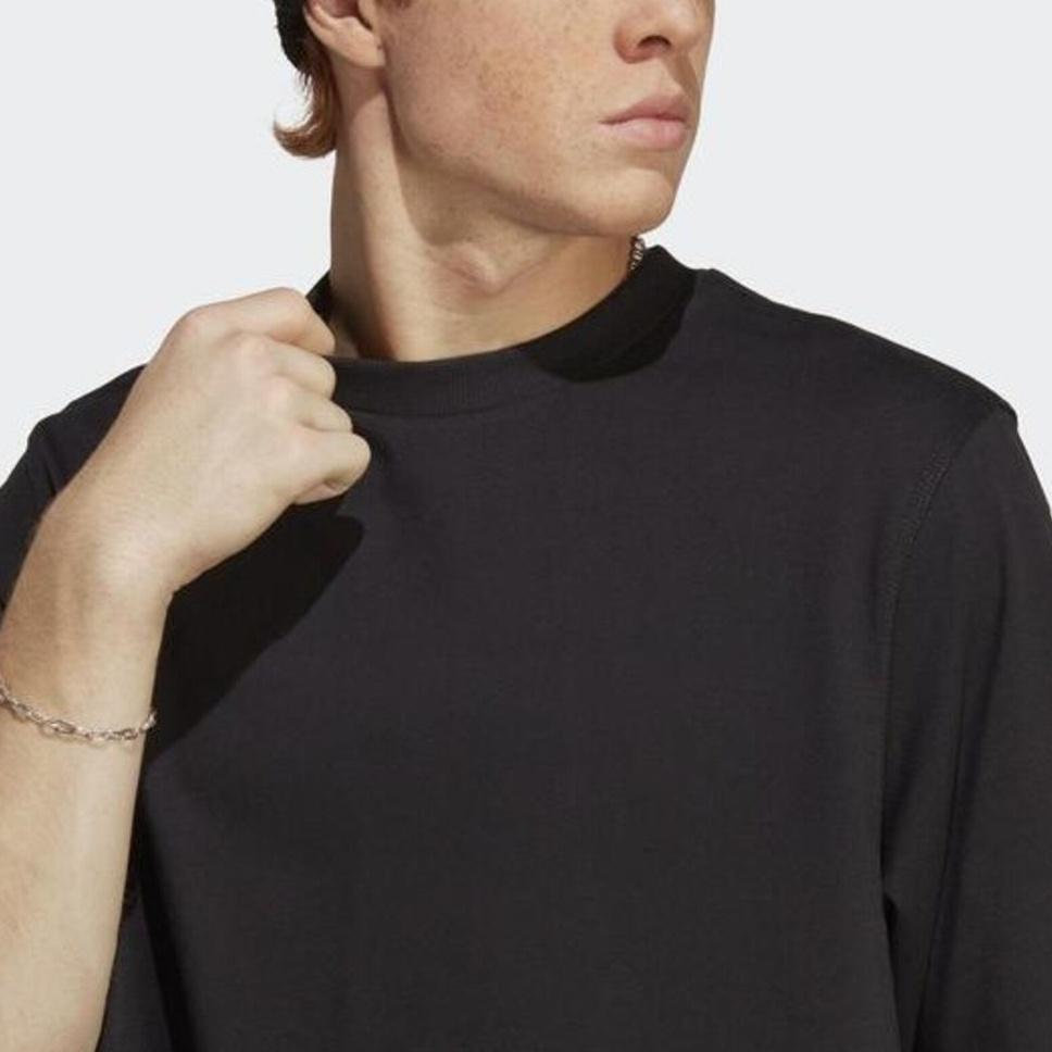 adidas Lounge T-Shirt Asia Sizing 'Black' Men's IC4104