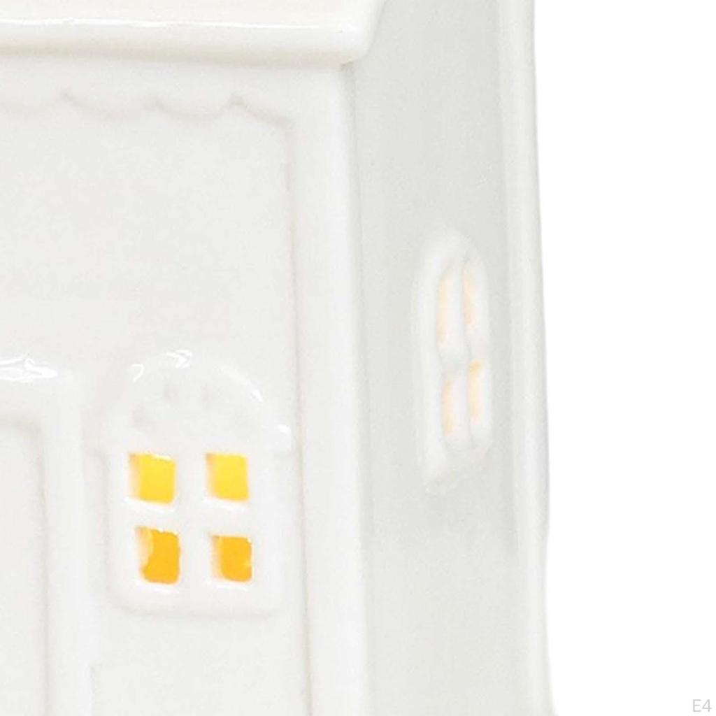 Керамический подсвечник Сделай сам с LED Современные декоративные украшения Белые фигурки Украшение для рабочего стола