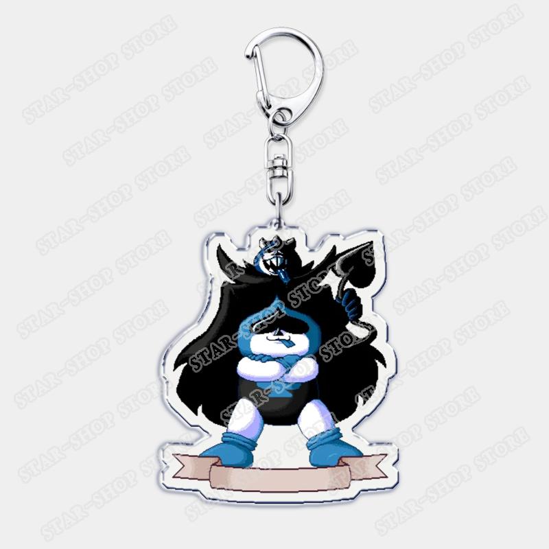 Горячие Игровые Брелки Deltarune для Аксессуаров Ральсей Крис Сьюзи Спамтон Ангел из Undertale Брелоки Фанаты Игры Подарки для Геймеров