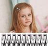 10Pcs Double Grip Hair Clips Women Metal Snap Hair Barrettes Retro Small Hair Pins Headdress Hair Accessories