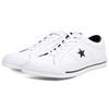 Converse Кеды низкие из перфорированной кожи One Star, модные, удобные, унисекс, белые 158464C