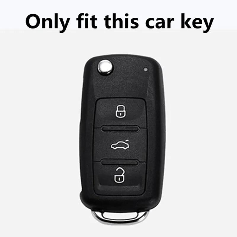 Car Key Case for Volkswagen Vw Magotan Polo Golf 4 3 6 5 6 Mk6 Passat B5 B6 B8 B7 Touran Bora Tiguan Jetta Lavida Skoda Octavia