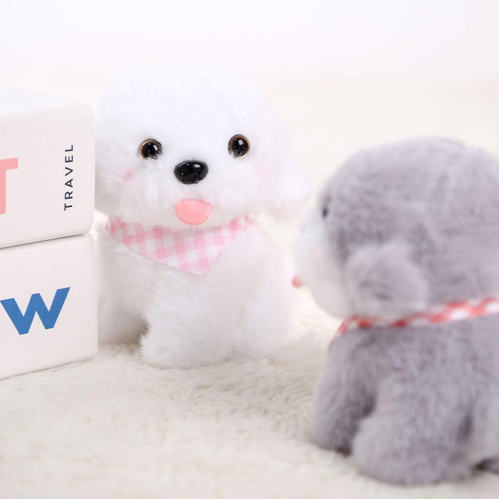 Scarf Naughty Puppy Doll Pendant Plush Doll Toy Gift Girls Bag Pendant Ragdoll Keychain