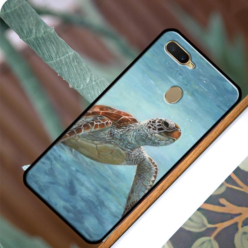 Чехол для телефона с морской черепахой и океаном для OPPO A15 A3S A5S A52 A72 A54 A74 A94 A83 A91 A93 A5 A9 A31 A53 A53S 2020