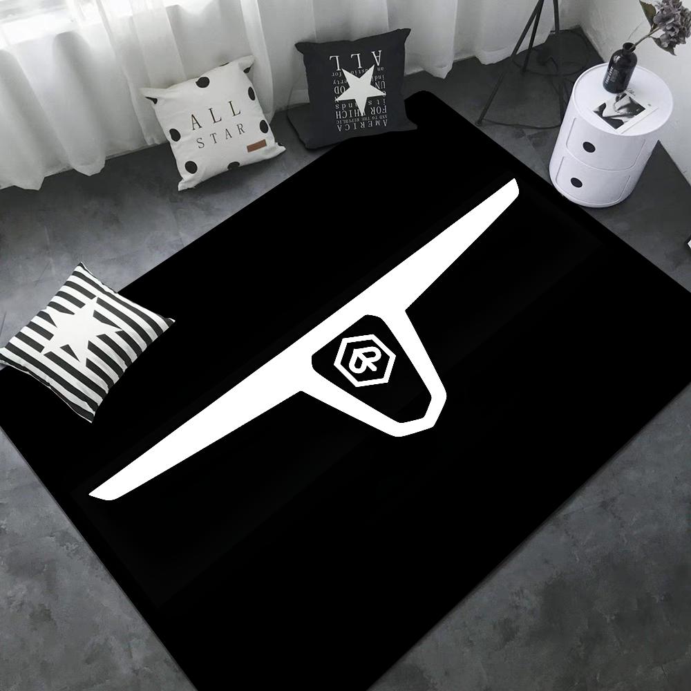 P-piaggio Logo Hallway Carpet Rectangle Anti-slip Home Soft Badmat Front Door Indoor Outdoor Mat Doormat Area Rug