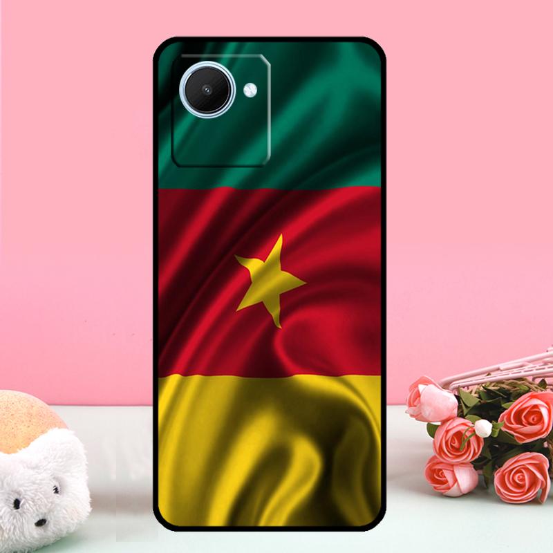 Флаг Республики Камерун для Realme GT 5 Pro GT3 Neo5 9 10 11 12 Pro Plus C25s C21Y C30 C31 C33 C51 C53 C55 C35 чехол