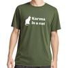 Karma Is A Tshirtshirts Grafisches Tshirt Designershirts FüR Jungen Weiß Schlichte Herrengrafiktshirts Lustig