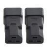 2 шт. Адаптер питания IEC320 C20 к IEC320 C21 Профессиональный Plug and Play Адаптер вилки питания C20 к C21 для ИБП, PDU питания