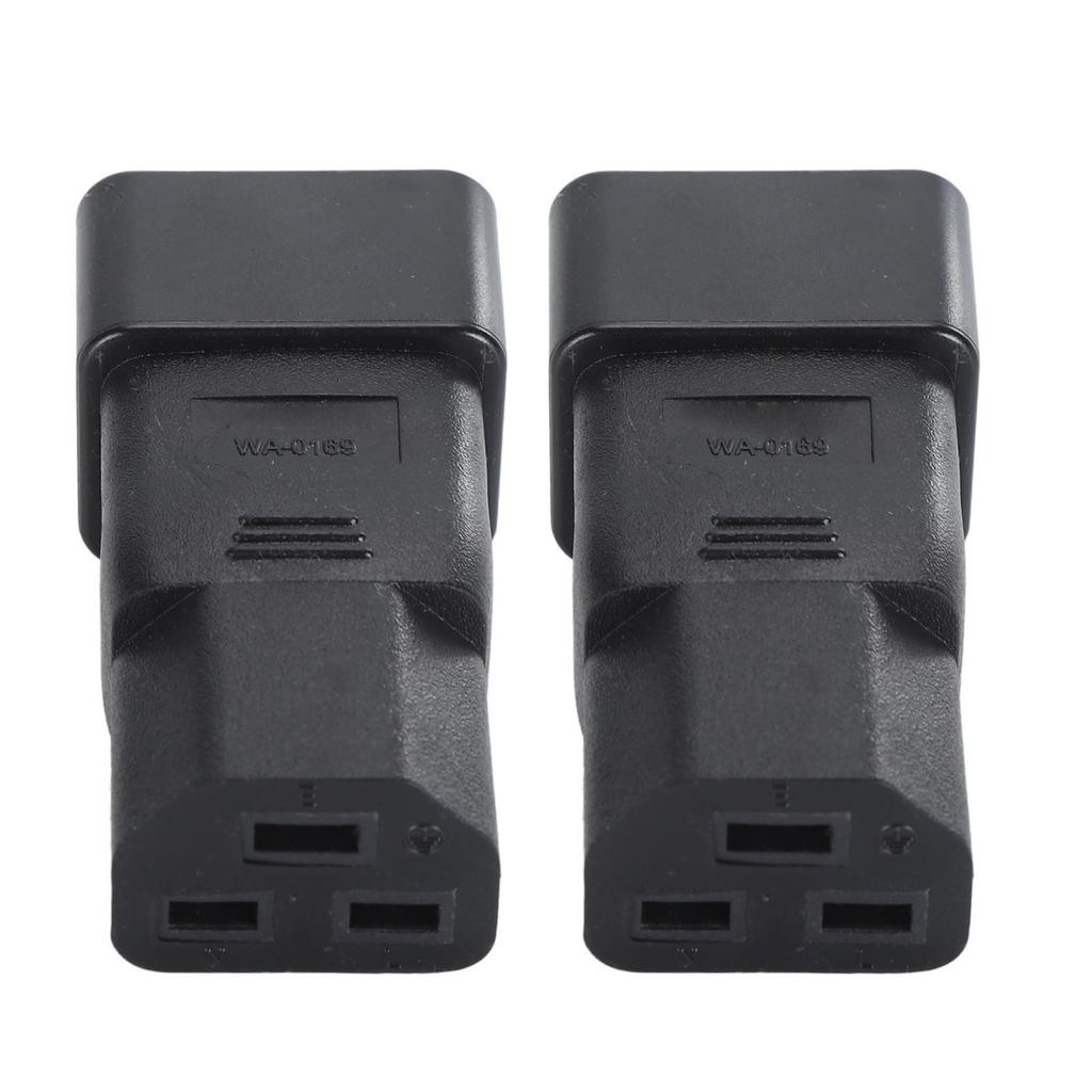 2 шт. Адаптер питания IEC320 C20 к IEC320 C21 Профессиональный Plug and Play Адаптер вилки питания C20 к C21 для ИБП, PDU питания