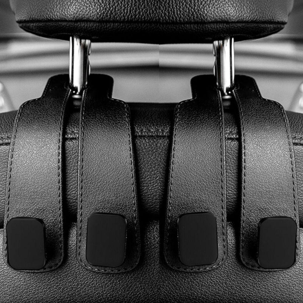 2 in 1 Car Headrest Hook Hidden Car Hooks Car Organizer Clips Car Interior Accessories