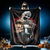 Dark Masked Figure Blanket, Valentine's Day, Halloween Festival Gift Blankets, Home Blanket for Bed and Couch Use