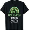 One Lucky Bingo Caller St. Patrick's Day Funny Rainbow T-Shirt