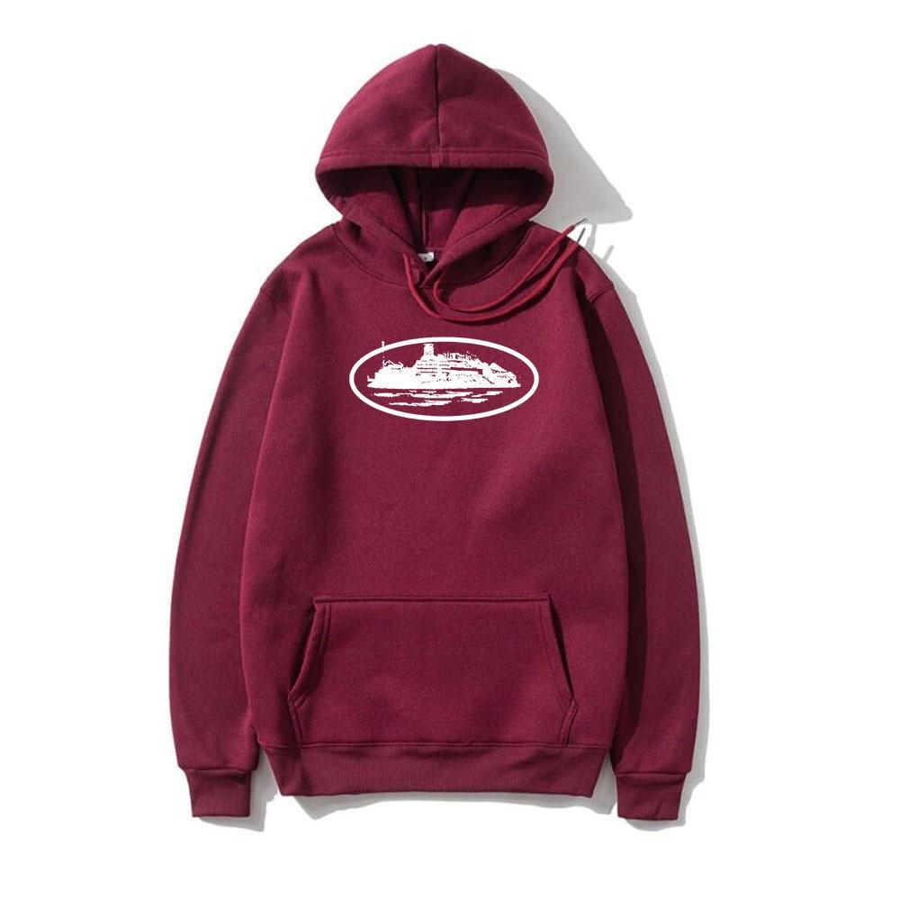 Толстовка с капюшоном и рисунком в виде дьявольского штампа, осенне-весенняя, флисовая, с длинными рукавами, повседневная, для мужчин и женщин.