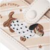 Ultra Thin Embroidery Sausage Dog Wallet Purse Coin Pouch Simple Card Bag  Card Storage Bag