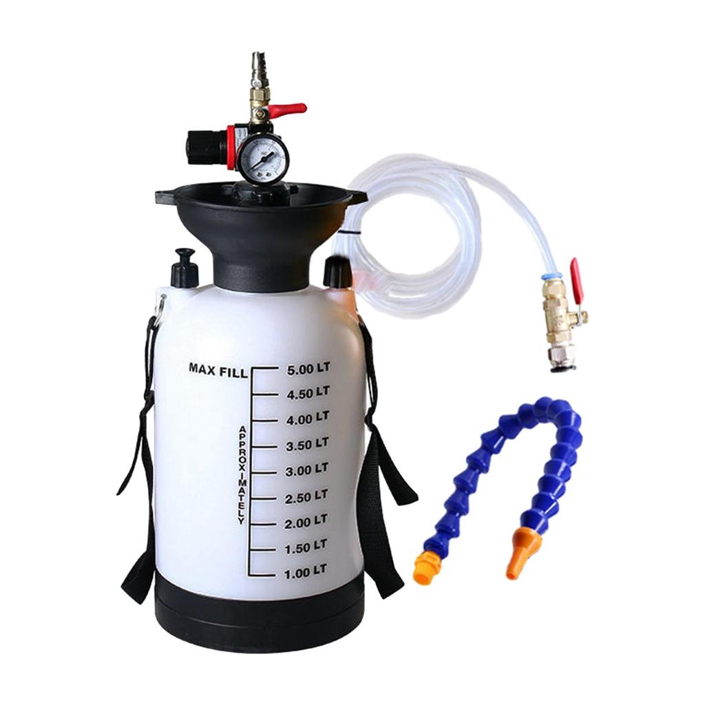 5L Atf Refill Dispenser Automotive Car Transmission Fluid Pump Pneumatic Gearbox Oil Transfer Pneumatic Fluid Extractor Oil Tank