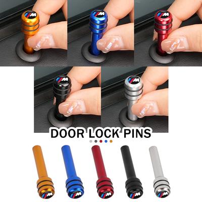 Универсальные автомобильные ручки блокировки двери, штифты, аксессуары для автобезопасности для G30 G20 M3 M5 E91 E92 E93 E36 E70 X3 X4 X5 X1 E39 F30