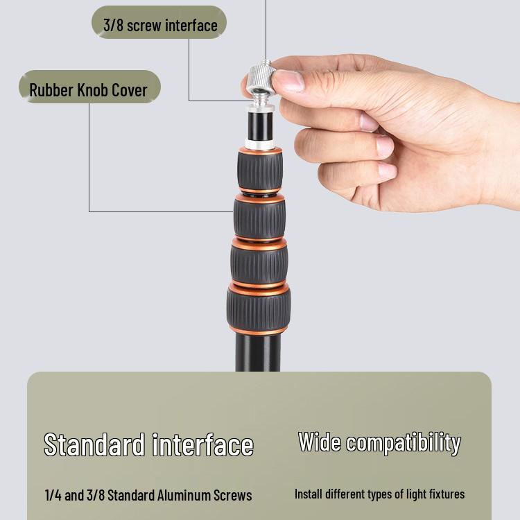 SL255 Складная стойка для фотоосвещения из углеродного волокна, портативная