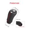 5 Speed Gear Shift Knob Stick Head PU Leather Car Gear Shift Lever Handle for RENAULT CLIO MK3 3 III MEGANE MK2 SCENIC MK2