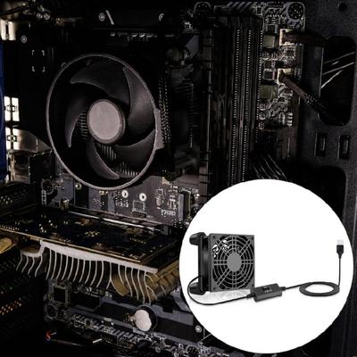 8 см USB-вентилятор для охлаждения DC5V Регулируемая скорость Предназначен для компьютера и развлекательных центров Радиатор