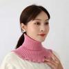 Women's Fake Collar, High Collar, Neck Protector, Windproof, Knitted And Warm Neck Cover
