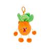 Jinnew Carrots Pumpkins  Screaming Vegetables Plush Keychain Pullstring With