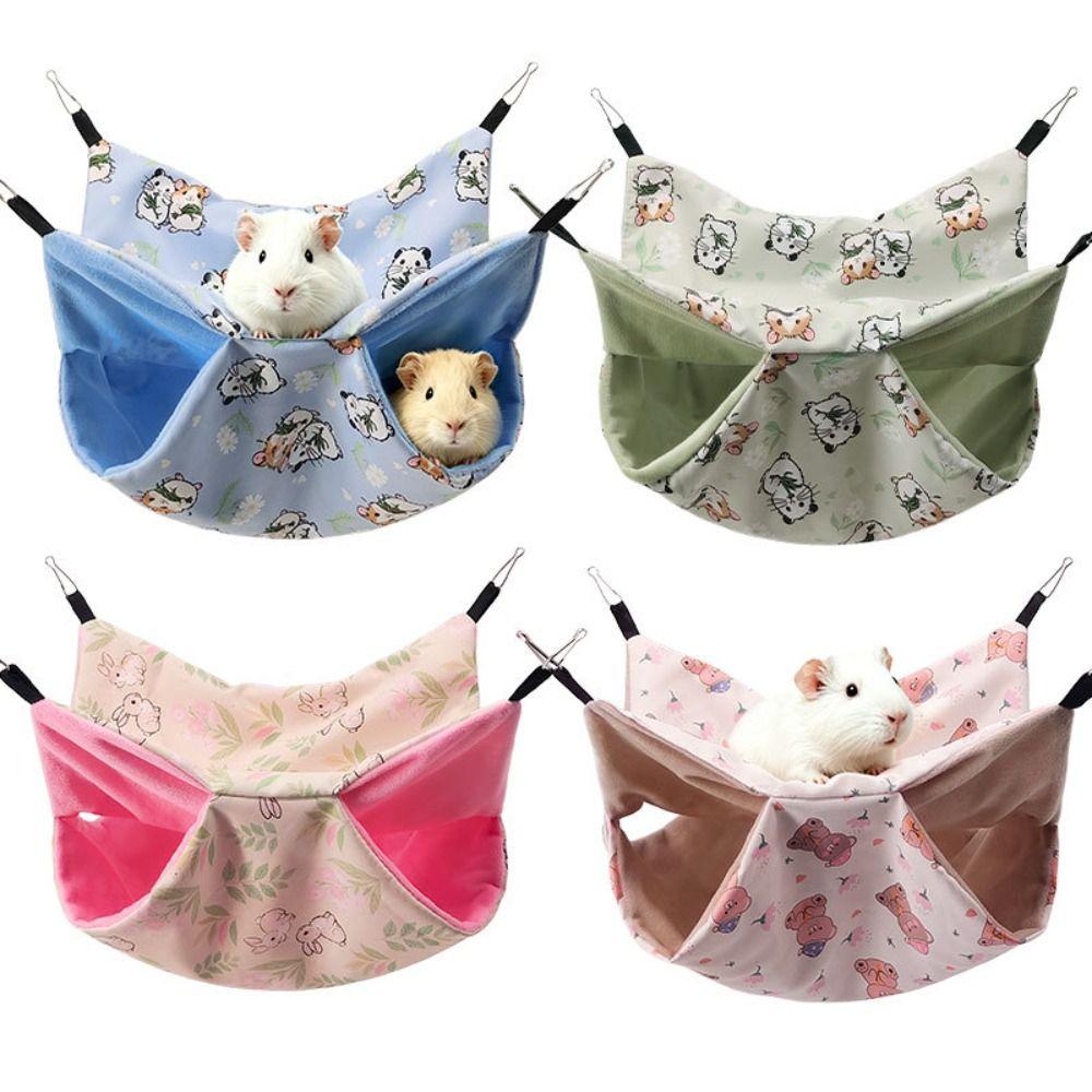 Pet Cage Accessories Guinea Pig Hanging Hammock Small Animals Sleeping Pouch for Small Animals