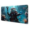 Magic Card Playmat with zone Fantasy magic otter MTG playmat gathering gaming mats Desk Mat Commander Battle playmat magic mat