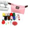 Набор для шитья из 34 предметов, набор стальных игл с большим ушком, портативный набор игл и ниток для квилтинга, ножницы, дорожный набор для шитья для шитья своими руками