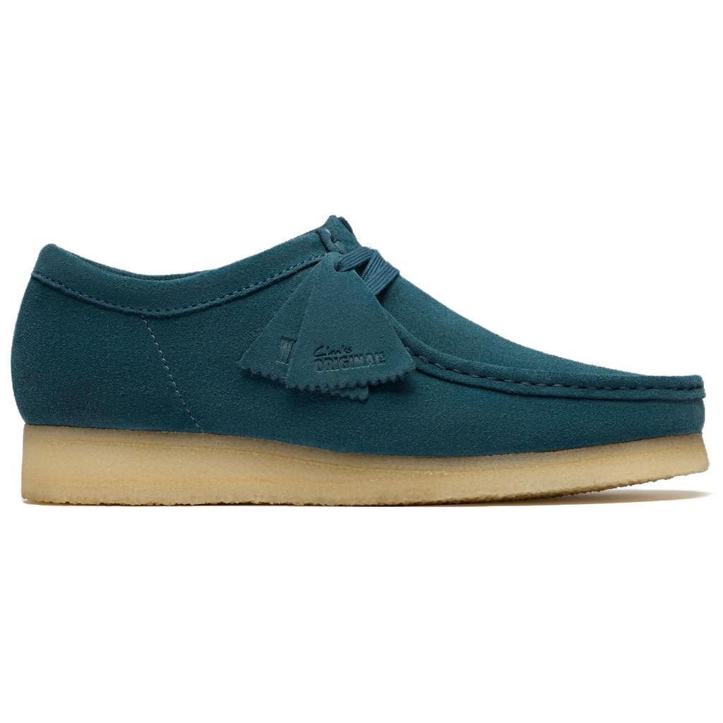 Clarks Wallabee Удобные Простые Повседневные Обувь Мужские кроссовки Средне-синий 26183758