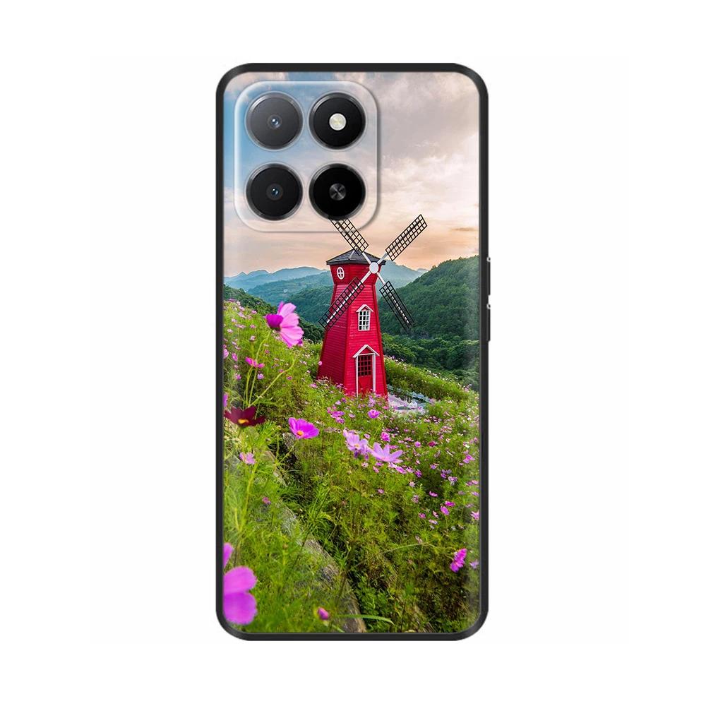 Чехол для Honor X5B Plus Чехол для Honor X5b 2024 Ударопрочный Мягкий ТПУ Силиконовый Чехол для телефона Для honorX5B X 5b Capa Мультяшный Матовый Бампер