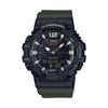 Men's HDC-700-1AVCF Classic Analog-Digital Quartz Watch, Black/Green, 46.5mm.