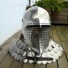 Medieval Cradle Helmet With Tempered Knight Helmet Neck Guard Custom Made Tempered … More