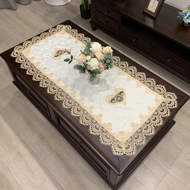 Европейская прямоугольная салфетка на кофейный столик – кружевная скатерть в западном и китайском стиле