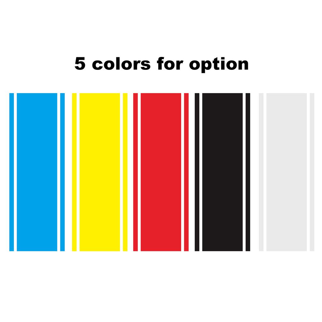 Наклейка в полоску на капоте автомобиля, универсальная наклейка в полоску для автогонок, виниловая модифицированная полосатая наклейка на боковую часть тела