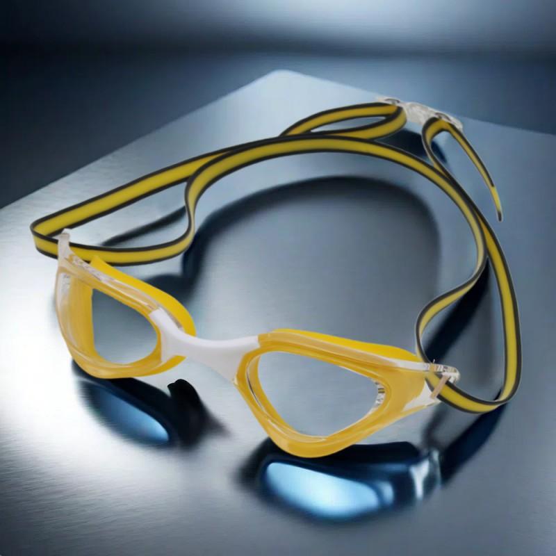 Adult Unisex Racing Swim Goggles HD Waterproof Anti-Fog PC Lens Training Competition