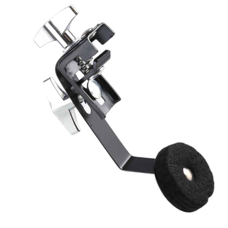 Clamp On Drum Damper Metal Felt Drum Mute Silencers Muffler Clamp on Tone Control Muffler for Snares Musical Parts