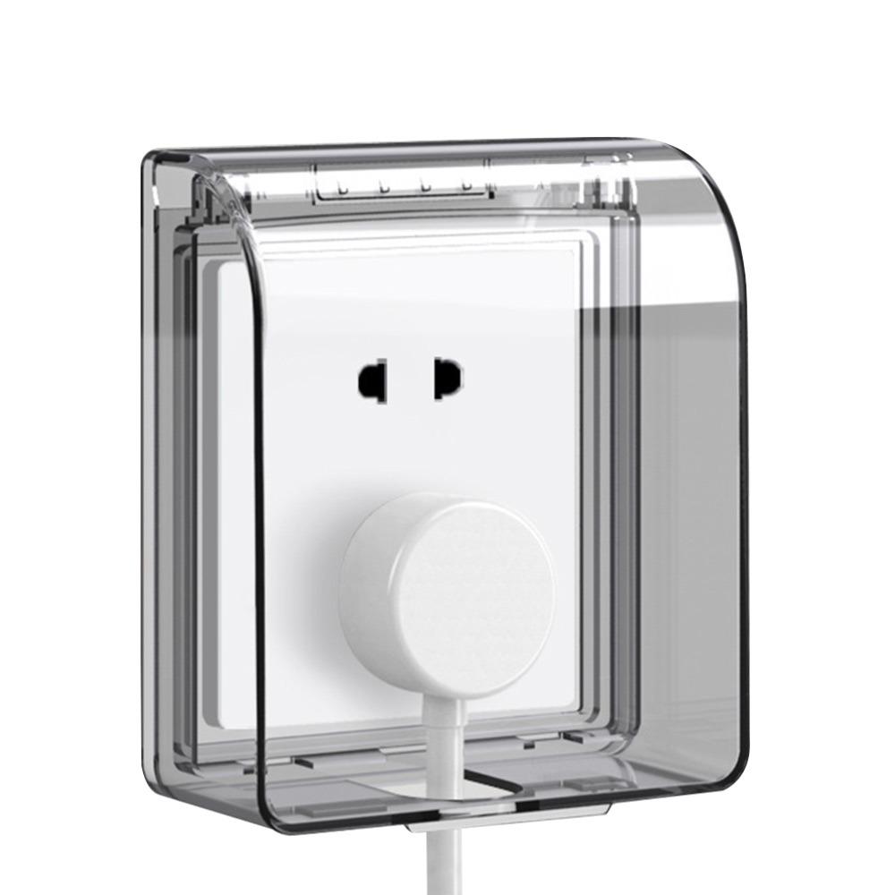 86 Type Electric Plug Cover Self-Adhesive Plug Box Durable Switch Protective Cover  for Home