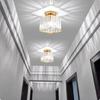 Nordic Modern K9 Crystal Ceiling Lights For Indoor Decor Hallway Balcony Lamps Surface Mounted Home Ceiling Lamps Room Fixtures