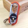 AIXUAN Keyring: Stylish Metal Key Holder, Easy Attachment and Loss Prevention (Type 9) Ladies Gray Orange.