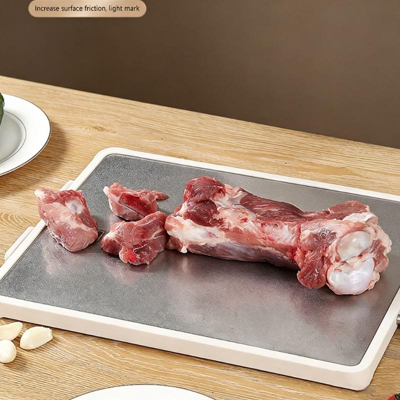 Профессиональная кухонная разделочная доска с нескользящими ножками и желобками для сока, легко моющиеся, разделочные коврики для легкой подготовки и хранения продуктов