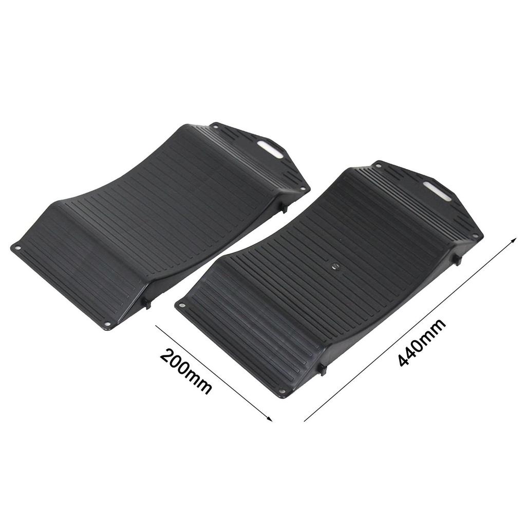 2pcs Tire Saver Ramps Tire Cradles Flat Spot Flat Tire Protection Car Accessories Anti Slip Tire Cradles Vehicle Travel Ramps