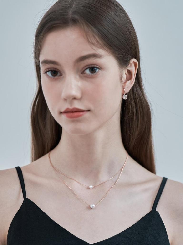 [ELLE Jewelry] Daily Pearl Layered Necklace ELBRNN200
