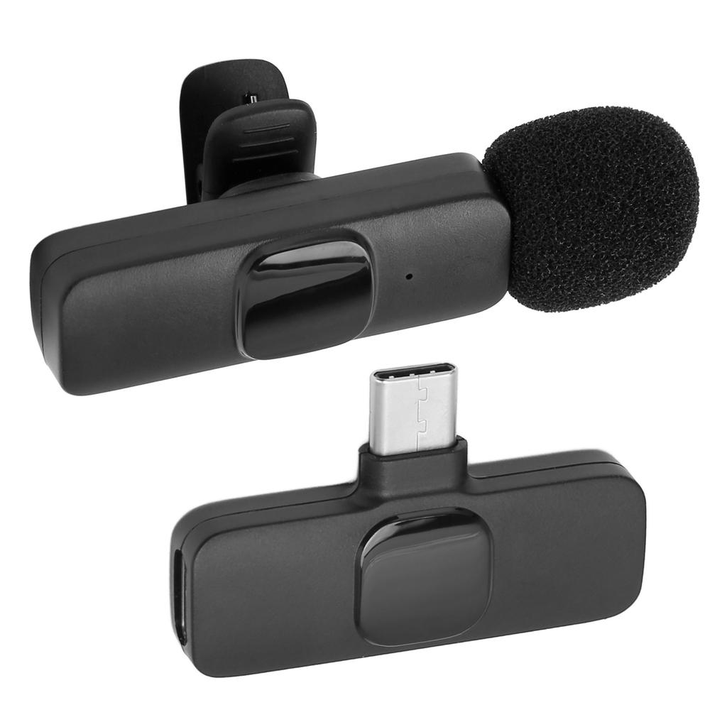 Беспроводной петличный микрофон Bluetooth Mini Lavalier Pepel Mic для записи видеоблога в прямом эфире