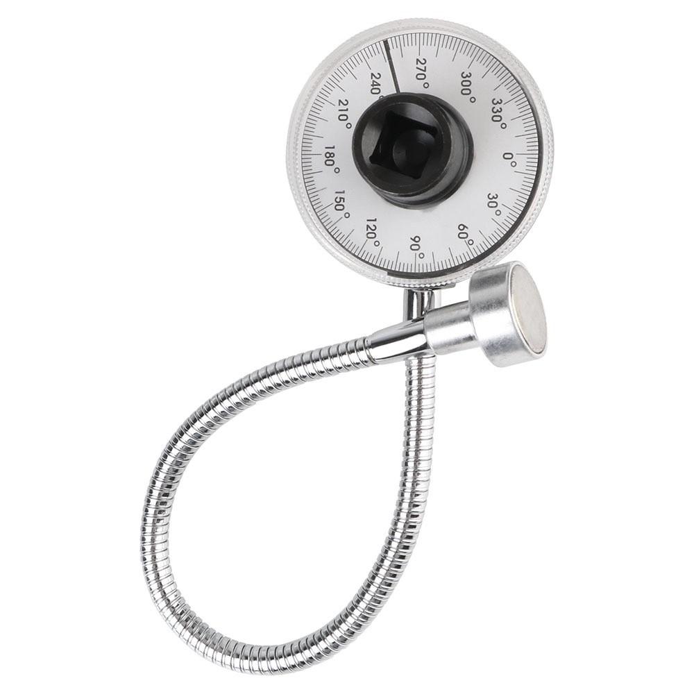 Новый 360-градусный измеритель угла крутящего момента, регулируемый, обычная шкала, динамометр, динамометрический ключ, авторемонт