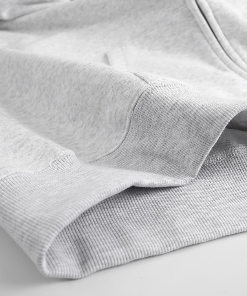 Худи на молнии Harrison 2Way Sweat Hoodie Zip-Up Ha-1039 Har1023 Белый меланж