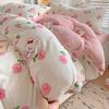 Thickened Milk Fleece Four-Piece Set, Milk Fleece Coral Fleece Bed Sheet Quilt Cover Double-Sided Flannel Bed Three-Piece Set