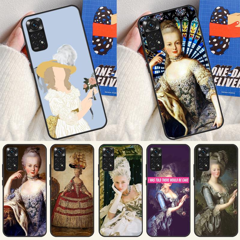 Чехол 'Мария-Антуанетта' для Xiaomi Redmi Note 12 Pro 8 9 10 11 Pro Note 12S 10S 11S 9S 9C 10A 10C 12C